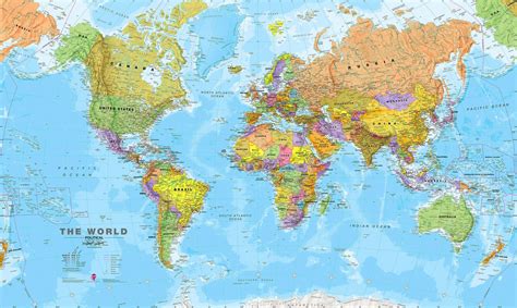 Printable High Resolution World Map